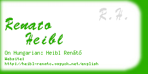 renato heibl business card